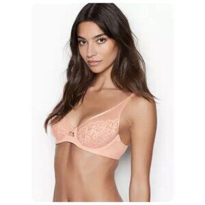 !! NWT Victoria’s Secret Pink Lace Underwire Bra sz 34C